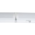 TUBO  Γραμμικό Φωτιστικό Οροφής Linear LED Τύπου T5 Επεκτεινόμενο 5.5W 539lm 180° AC 220-240V IP20 Πάγκου Κουζίνας με Διακόπτη On/Off Μ30 x Π2.2 x Υ3.5cm Φυσικό Λευκό 4500K - Λευκό