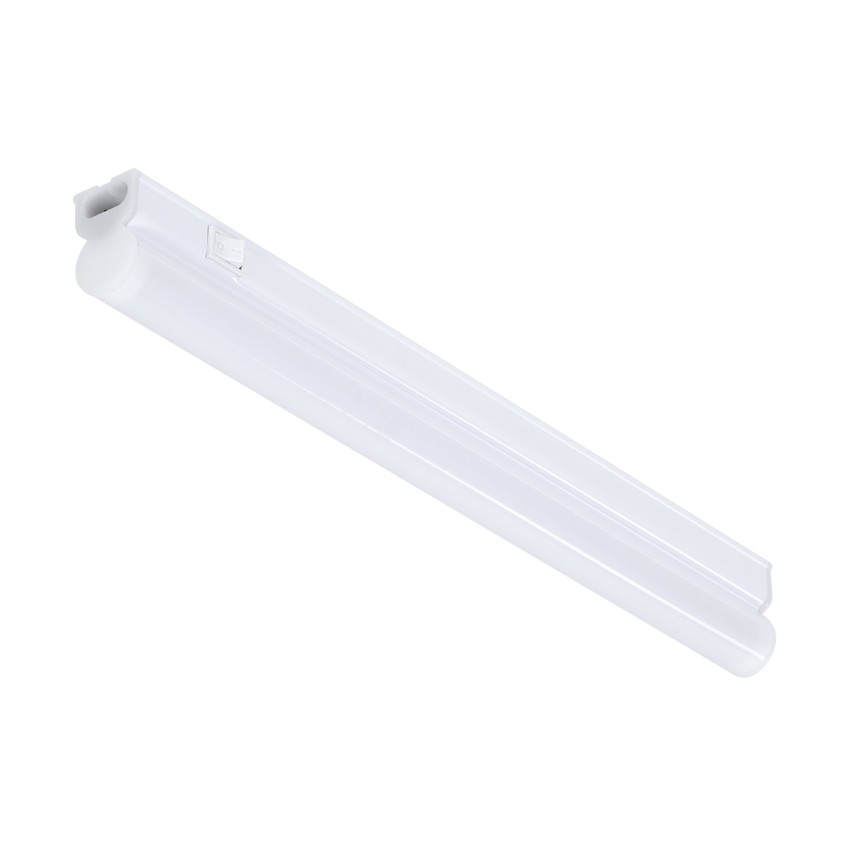TUBO  Γραμμικό Φωτιστικό Οροφής Linear LED Τύπου T5 Επεκτεινόμενο 5.5W 528lm 180° AC 220-240V IP20 Πάγκου Κουζίνας με Διακόπτη On/Off Μ30 x Π2.2 x Υ3.5cm Θερμό Λευκό 2700K - Λευκό