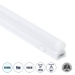 GLOBOSTAR® TUBO  Γραμμικό Επεκτεινόμενο Φωτιστικό T5 60cm LED 9W 900lm 180° AC 220-240V IP20 Ψυχρό Λευκό 6000K - Lumileds SMD Chip - Λευκό Γαλακτερό - Μ60 x Π2.2 x Υ3.5cm - 3 Χρόνια Εγγύση