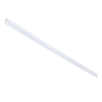 TUBO  Γραμμικό Φωτιστικό Οροφής Linear LED Τύπου T5 Επεκτεινόμενο 18W 1800lm 180° AC 220-240V IP20 Πάγκου Κουζίνας με Διακόπτη On/Off Μ120 x Π2.2 x Υ3.5cm Ψυχρό Λευκό 6000K - Λευκό