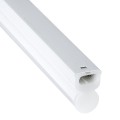 TUBO  Γραμμικό Φωτιστικό Οροφής Linear LED Τύπου T5 Επεκτεινόμενο 18W 1800lm 180° AC 220-240V IP20 Πάγκου Κουζίνας με Διακόπτη On/Off Μ120 x Π2.2 x Υ3.5cm Ψυχρό Λευκό 6000K - Λευκό
