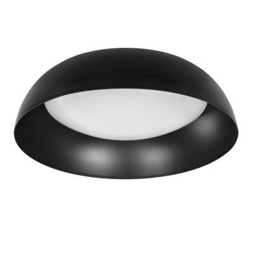 ANATOLIA  Πλαφονιέρα Οροφής LED CCT 60W 6900lm 120° AC 220-240V - Εναλλαγή Φωτισμού μέσω Τηλεχειριστηρίου All In One Ψυχρό 6000k+Φυσικό 4500k+Θερμό 2700k Dimmable Φ43cm - Μαύρο