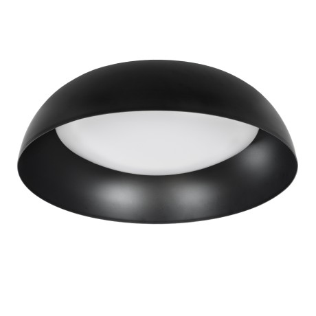 ANATOLIA  Πλαφονιέρα Οροφής LED CCT 60W 6900lm 120° AC 220-240V - Εναλλαγή Φωτισμού μέσω Τηλεχειριστηρίου All In One Ψυχρό 6000k+Φυσικό 4500k+Θερμό 2700k Dimmable Φ43cm - Μαύρο