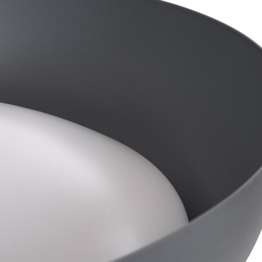 ANATOLIA  Πλαφονιέρα Οροφής LED CCT 60W 6900lm 120° AC 220-240V - Εναλλαγή Φωτισμού μέσω Τηλεχειριστηρίου All In One Ψυχρό 6000k+Φυσικό 4500k+Θερμό 2700k Dimmable Φ43cm - Γκρι Ανθρακί
