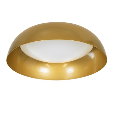 ANATOLIA  Πλαφονιέρα Οροφής LED CCT 60W 6900lm 120° AC 220-240V - Εναλλαγή Φωτισμού μέσω Τηλεχειριστηρίου All In One Ψυχρό 6000k+Φυσικό 4500k+Θερμό 2700k Dimmable Φ43cm - Χρυσό