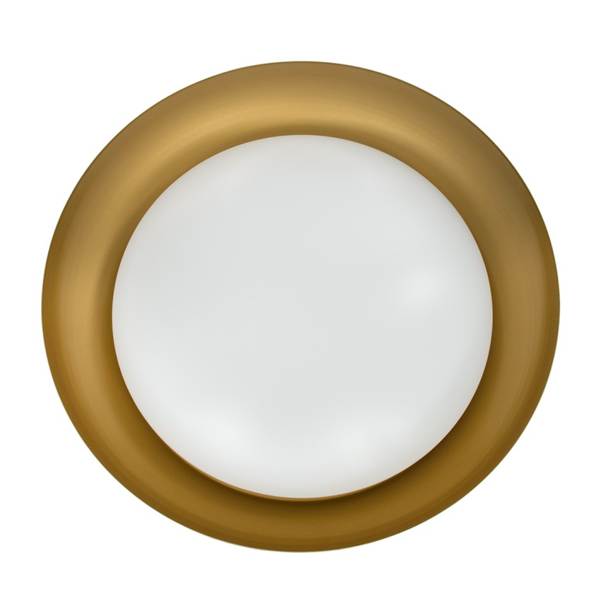 ANATOLIA  Πλαφονιέρα Οροφής LED CCT 75W 8625lm 120° AC 220-240V - Εναλλαγή Φωτισμού μέσω Τηλεχειριστηρίου All In One Ψυχρό 6000k+Φυσικό 4500k+Θερμό 2700k Dimmable Φ60cm - Χρυσό