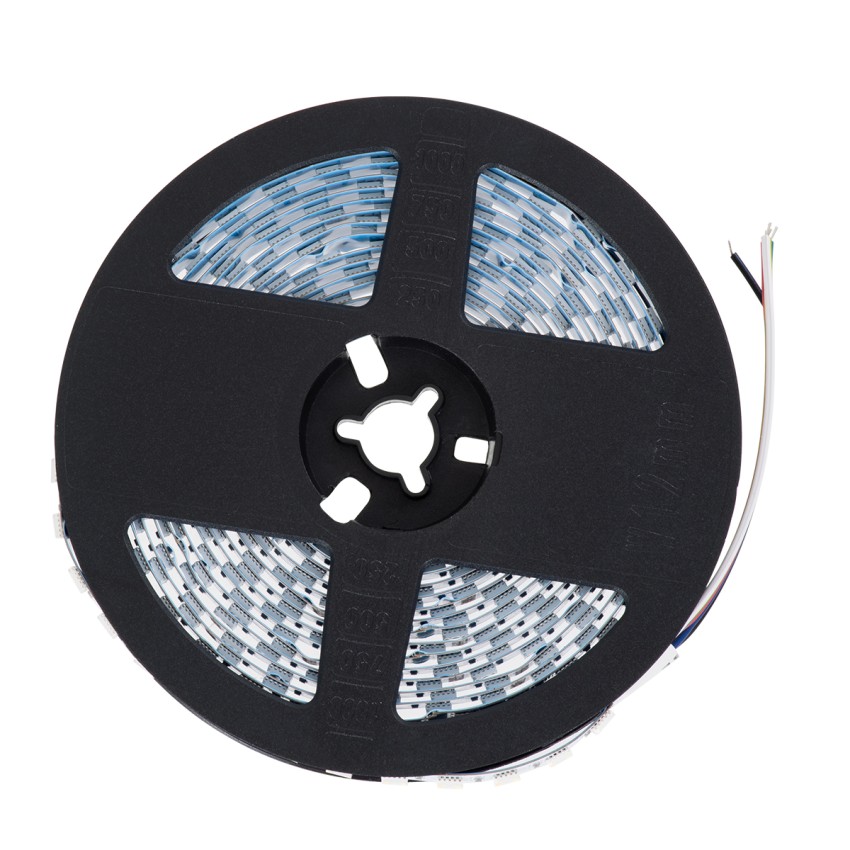 Ταινία LED RGBW+WW 5in1, 36W/m, 72LED/m 120° για Πολύχρωμο Φωτισμό, Ψυχρό & Θερμό Λευκό, Ρολό 5 Μέτρων