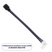 Ταχυσύνδεσμος Τροφοδοσίας IP20 - Strip To Power Connector 4 PIN Male για Ένωση 1 x RGB Ταινία LED Πλάτους 10mm