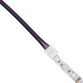 Ταχυσύνδεσμος Τροφοδοσίας IP20 - Strip To Power Connector 4 PIN Male για Ένωση 1 x RGB Ταινία LED Πλάτους 10mm
