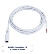 Καλώδιο Τροφοδοσίας DC 2 Μέτρων από Female 2.1x5.5mm σε 2 x 0.3mm Ατερμάτιστο Καλώδιο Μ200 x Π1.1cm Λευκό