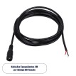 Καλώδιο Τροφοδοσίας DC 2 Μέτρων από Female 2.1x5.5mm σε 2 x 0.3mm Ατερμάτιστο Καλώδιο Μ200 x Π1.1cm Μαύρο