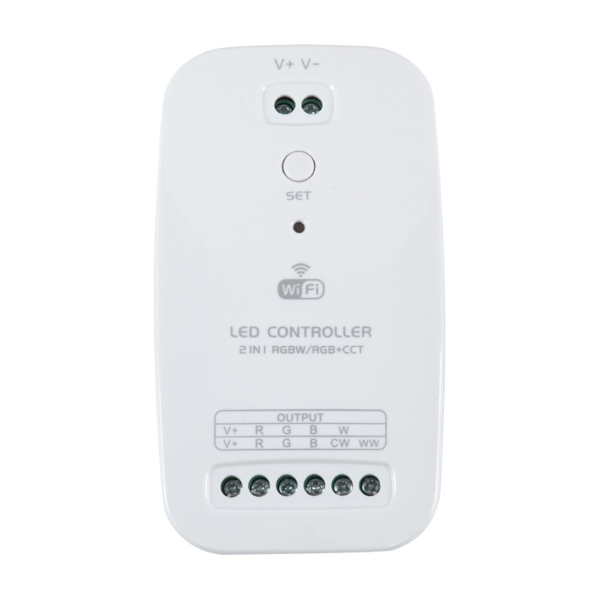 Ασύρματος WiFi LED RGBW+WW+CCT Controller IOS/Android 2in1 DC 9-24V Max 180W