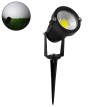 Προβολάκι Κήπου Καρφωτό - Δαπέδου Bridgelux COB LED 10W 1200lm 35° DC 12-24V Αδιάβροχο IP67 Ψυχρό Λευκό 6000K Dimmable