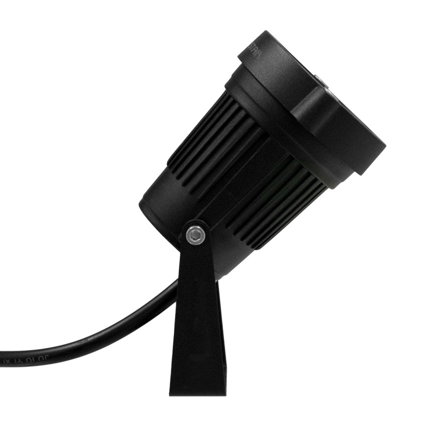 GLOBOSTAR® TREECOBO  Φωτιστικό Σποτ για Φυτά - Δέντρα με Βάση Κήπου / Καρφωτό με IR Ασύρματο Χειριστήριο LED 10W 800lm 35° DC 24V Αδιάβροχο IP67 Πολύχρωμο RGB Dimmable - Epistar SMD Chip - Μαύρο - Μ6 x Π6 x Υ12.5cm