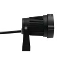 GLOBOSTAR® TREECOBO  Φωτιστικό Σποτ για Φυτά - Δέντρα με Βάση Κήπου / Καρφωτό με IR Ασύρματο Χειριστήριο LED 10W 800lm 35° DC 24V Αδιάβροχο IP67 Πολύχρωμο RGB Dimmable - Epistar SMD Chip - Μαύρο - Μ6 x Π6 x Υ12.5cm