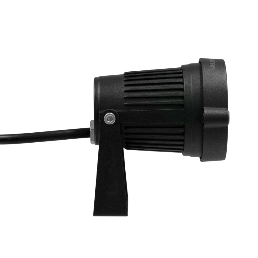 GLOBOSTAR® TREECOBO  Φωτιστικό Σποτ για Φυτά - Δέντρα με Βάση Κήπου / Καρφωτό με IR Ασύρματο Χειριστήριο LED 10W 800lm 35° DC 24V Αδιάβροχο IP67 Πολύχρωμο RGB Dimmable - Epistar SMD Chip - Μαύρο - Μ6 x Π6 x Υ12.5cm