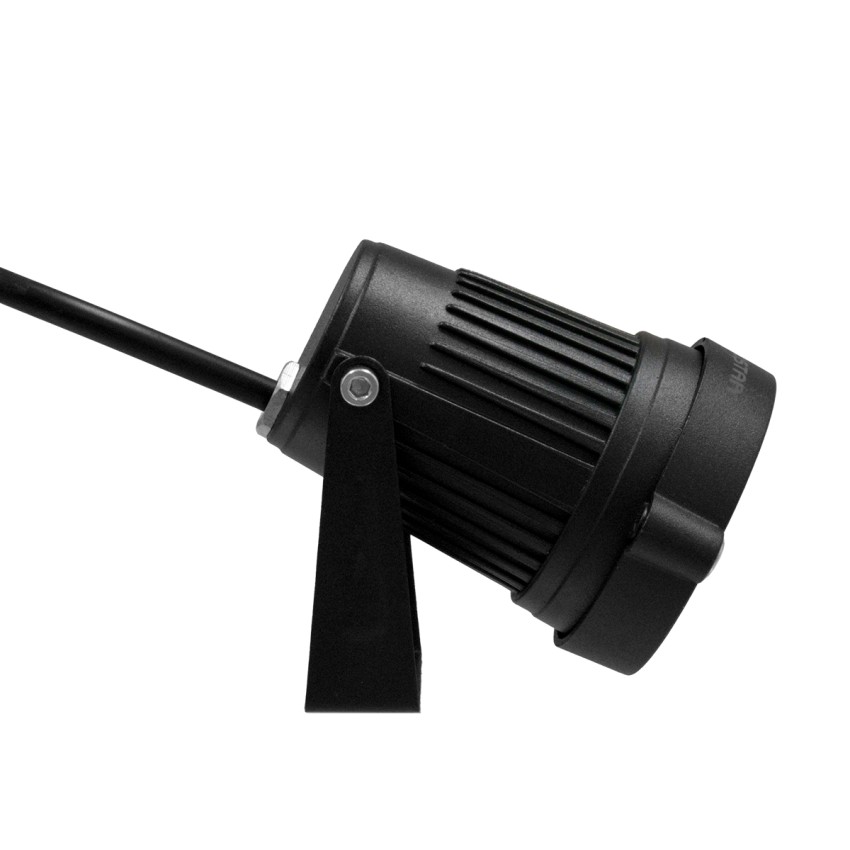 GLOBOSTAR® TREECOBO  Φωτιστικό Σποτ για Φυτά - Δέντρα με Βάση Κήπου / Καρφωτό με IR Ασύρματο Χειριστήριο LED 10W 800lm 35° DC 24V Αδιάβροχο IP67 Πολύχρωμο RGB Dimmable - Epistar SMD Chip - Μαύρο - Μ6 x Π6 x Υ12.5cm
