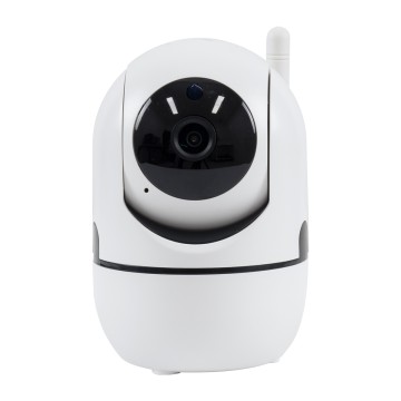 Table Camera WiFi HD 1080P 3MP 350° Two Way Audio & Motion Detection - Night Vision - Επιτραπέζια Κάμερα WiFi HD 1080P 350° Διπλή Κατέυθυνση Ομιλίας με Ανιχνευτή Κίνησης - Following Face Auto Tracking - Λευκό