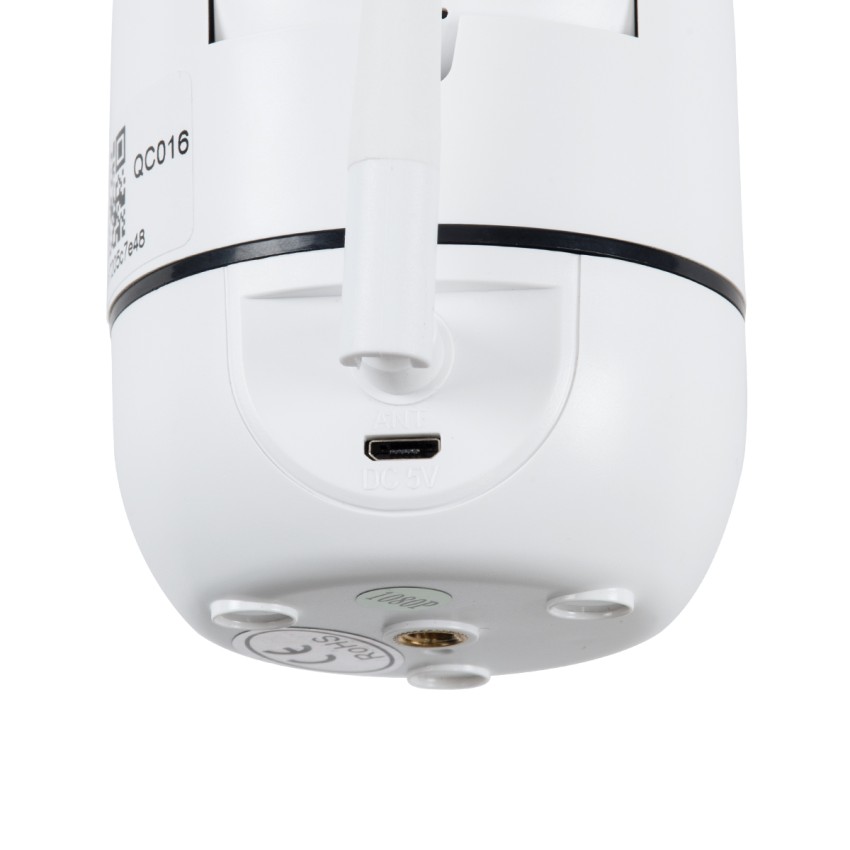 Table Camera WiFi HD 1080P 3MP 350° Two Way Audio & Motion Detection - Night Vision - Επιτραπέζια Κάμερα WiFi HD 1080P 350° Διπλή Κατέυθυνση Ομιλίας με Ανιχνευτή Κίνησης - Following Face Auto Tracking - Λευκό