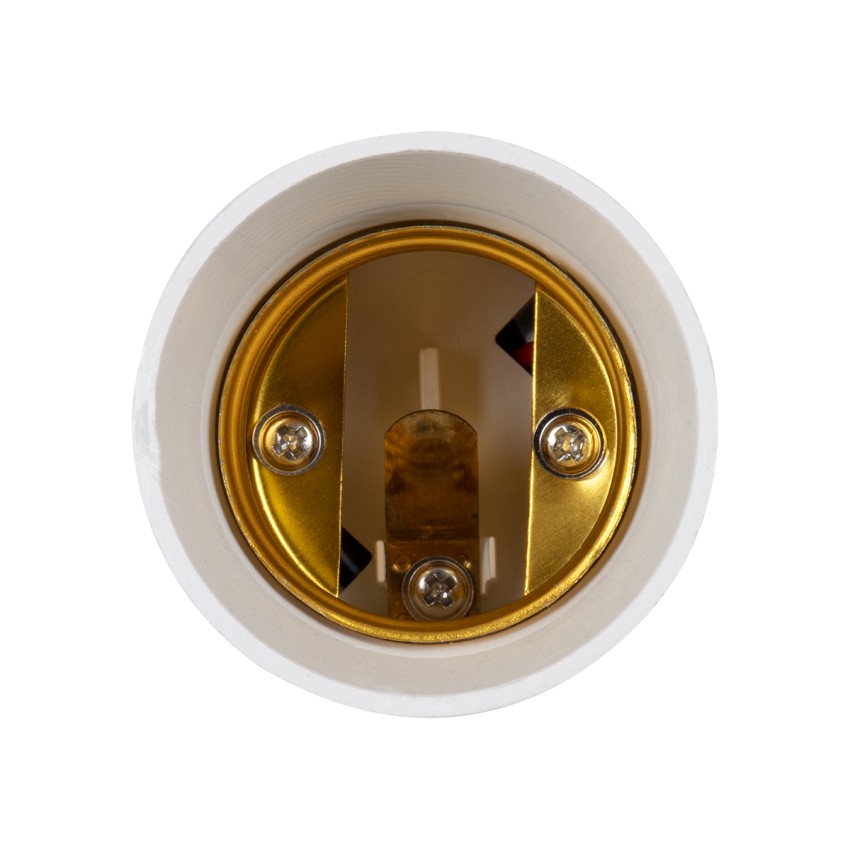 Πλαστικός Αντάπτορας από Ε27 σε Ε27 με Μακρύ Λαιμό D3.8 x H9.6cm