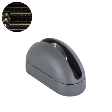 GLOBOSTAR® WINDOW-CURBA  Αρχιτεκτονικό Φωτιστικό Ανάδειξης Παραθύρων Window Light LED 6W 570lm 3x262° DC 24V Αδιάβροχο IP65 Φυσικό Λευκό 4500K Dimmable - Γκρι Ανθρακί - Μ12 x Π5.3 x Υ6.5cm