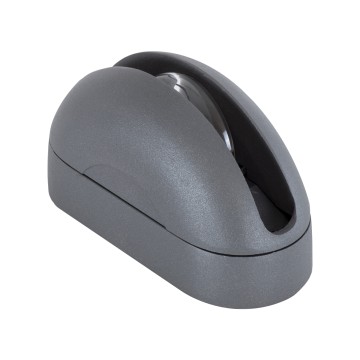 GLOBOSTAR® WINDOWCURBA  Φωτιστικό Ανάδειξης Παραθύρων LED 6W 540lm 3°x262° DC 24V Αδιάβροχο IP65 Θερμό Λευκό 2700K Dimmable - CREE XPE Chip - Γκρι Ανθρακί Ματ - Μ12 x Π5.3 x Υ6.5cm