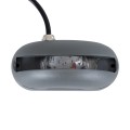 GLOBOSTAR® WINDOWCURBA  Φωτιστικό Ανάδειξης Παραθύρων LED 6W 540lm 3°x262° DC 24V Αδιάβροχο IP65 Θερμό Λευκό 2700K Dimmable - CREE XPE Chip - Γκρι Ανθρακί Ματ - Μ12 x Π5.3 x Υ6.5cm