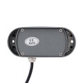 GLOBOSTAR® WINDOWCURBA  Φωτιστικό Ανάδειξης Παραθύρων LED 6W 540lm 3°x262° DC 24V Αδιάβροχο IP65 Θερμό Λευκό 2700K Dimmable - CREE XPE Chip - Γκρι Ανθρακί Ματ - Μ12 x Π5.3 x Υ6.5cm