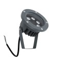 GLOBOSTAR® TREELIGHT-TZINA  Σποτ Φωτισμού για Φυτά - Δέντρα με Βάση Κήπου / Καρφωτό LED 6W 660lm 10° DC 24V Αδιάβροχο IP65 Θερμό Λευκό 2700K Dimmable - Γκρι Ανθρακί - Μ14 x Π12.5 x Υ12.5cm