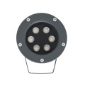 GLOBOSTAR® TREELIGHT-TZINA  Σποτ Φωτισμού για Φυτά - Δέντρα με Βάση Κήπου / Καρφωτό LED 6W 660lm 10° DC 24V Αδιάβροχο IP65 Θερμό Λευκό 2700K Dimmable - Γκρι Ανθρακί - Μ14 x Π12.5 x Υ12.5cm