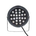GLOBOSTAR® TREELIGHT-VINA  Σποτ Φωτισμού με Αντιθαμβωτική Γρίλια για Φυτά - Δέντρα με Βάση Κήπου / Καρφωτό LED 24W 2640lm 10° DC 24V Αδιάβροχο IP65 Θερμό Λευκό 2700K Dimmable - Γκρι Ανθρακί - Μ21.5 x Π18.3 x Υ14cm