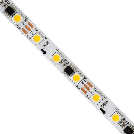 Ψηφιακή Ταινία LED SMD 5050 SPI/TTL 14.4W/m 60LED/m 2700K DC12V IP20 5m Θερμό Λευκό