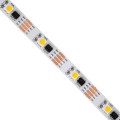Digital Pixel Addressable Strip 4 PIN - Ψηφιακή Ταινία LED SMD 5050 9W/m 30LED/m 30PIXEL/m SPI/TTL Protocol IC TM1908 810lm/m 120° DC 12V IP20 Θερμό Λευκό 2700K - Λευκό Σώμα - Μ5000 x Π10 x Υ2mm - Συσκευασία 5 Μέτρων