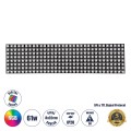 Digital Pixel Addressable Plate - Ψηφιακή Πλακέτα LED SMD 5050 61W/m 256LED/unit 256PIXEL/unit SPI/TTL Protocol IC WS2812/SK6812 4880lm/unit 120° DC 5V IP20 RGB - Μαύρο Σώμα - Μ320 x Π80 x Υ2mm