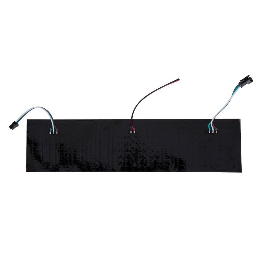 Digital Pixel Addressable Plate - Ψηφιακή Πλακέτα LED SMD 5050 61W/m 256LED/unit 256PIXEL/unit SPI/TTL Protocol IC WS2812/SK6812 4880lm/unit 120° DC 5V IP20 RGB - Μαύρο Σώμα - Μ320 x Π80 x Υ2mm