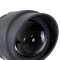 GLOBOSTAR® SPOTXENIA  Αρχιτεκτονικό Σποτ Φωτισμου με Αντιθαμβωτική Γρίλια LED 16W 1680lm 3° DC 24V Αδιάβροχο IP65 Ultra Θερμό Λευκό 2200K Dimmable - Bridgelux COB Chip - Γκρι Ανθρακί Ματ - Μ9 x Π9 x Υ12cm