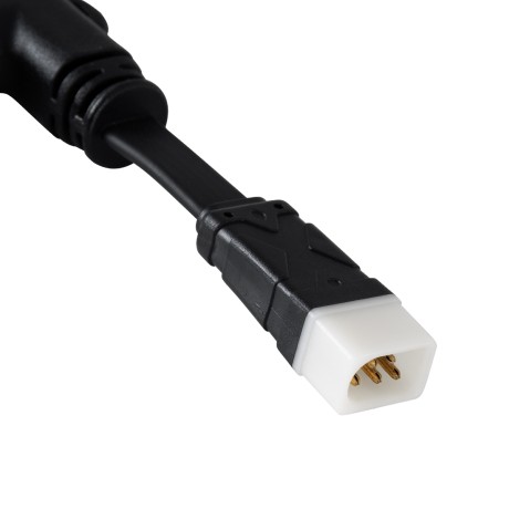 Ταχυσύνδεσμος Τροφοδοσίας T για Wall Washer Tuber - 2 Καλώδια +/- σε Power Connector 5 PIN Male & Power Connector 5 PIN Female για Πολύχρωμα RGB+RGBW Tuber