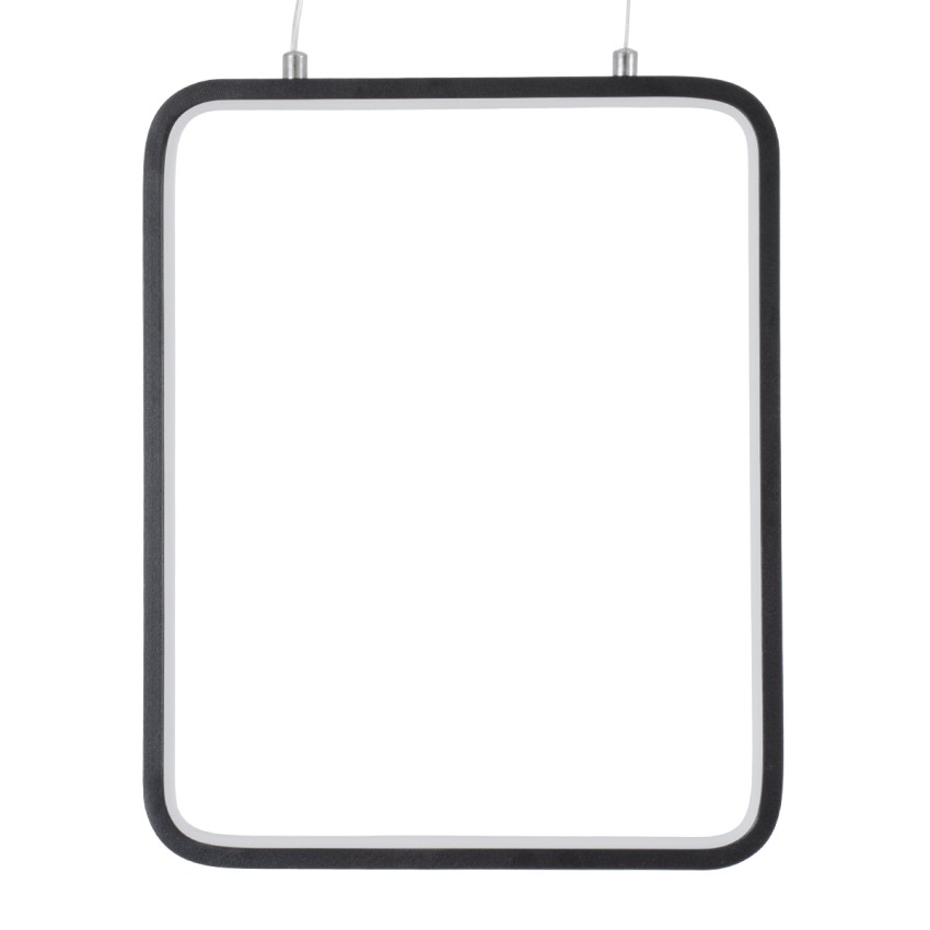 NEROBA  Κρεμαστό Φωτιστικό Οροφής Linear Design LED CCT 18W 1980lm 360° AC 220-240V - Εναλλαγή Φωτισμού μέσω Διακόπτη On/Off All In One Ψυχρό 6000k+Φυσικό 4500k+Θερμό 2700k Μ29 x Π2 x Υ36cm - Μαύρο