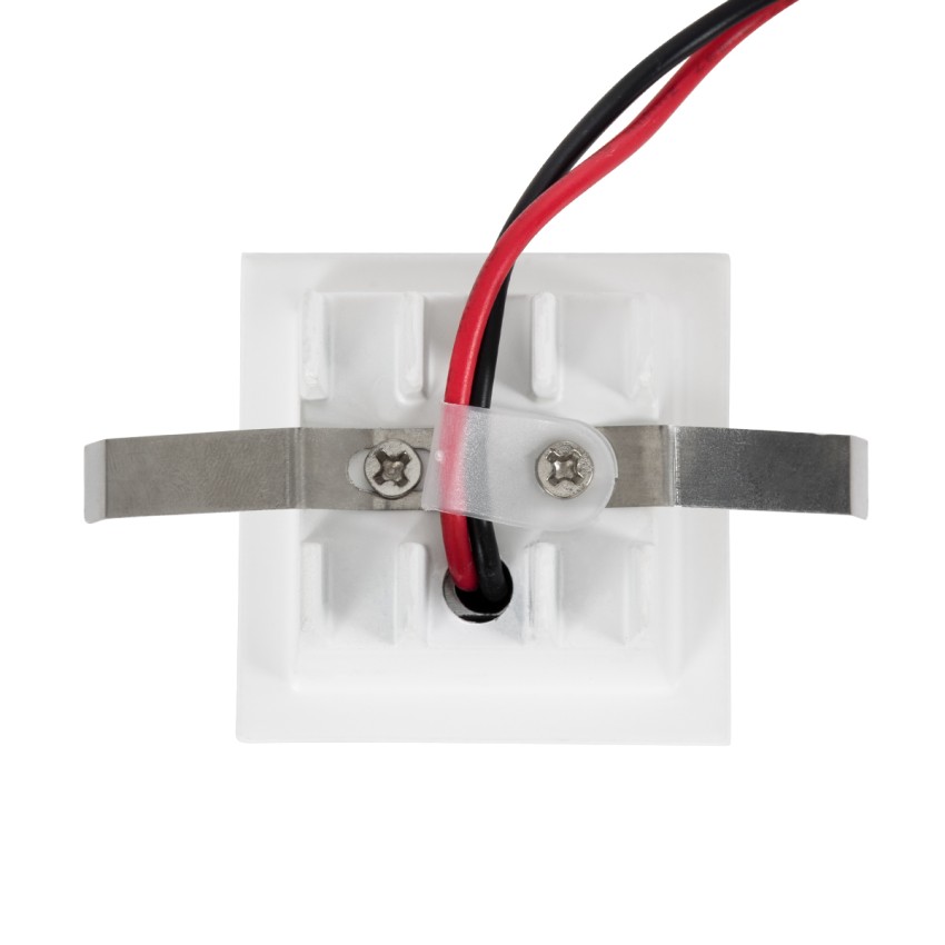 LUMINAR SUPERIOR  Χωνευτό LED Spot Downlight TrimLess 2W 270lm 36° AC 220-240V IP20 Μ4.3 x Π4.3 x Υ4.5cm - Λευκό με Μαύρο Κάτοπτρο - Θερμό Λευκό 2700K - Bridgelux High Lumen Chip Gen2 - TÜV Certified Driver