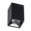 GLOBOSTAR® LUMINAR  Downlight Σποτ LED 3W 420lm 36° AC 220-240V IP20 Φυσικό Λευκό 4500K - Osram SMD Chip & TÜV SÜD Driver - Μαύρο Ματ - Μ4.2 x Π4.2 x Υ6.6cm