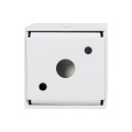 GLOBOSTAR® LUMINAR  Downlight Σποτ LED 3W 405lm 36° AC 220-240V IP20 Θερμό Λευκό 2700K - Osram SMD Chip & TÜV SÜD Driver - Λευκό Ματ - Μ4.2 x Π4.2 x Υ6.6cm