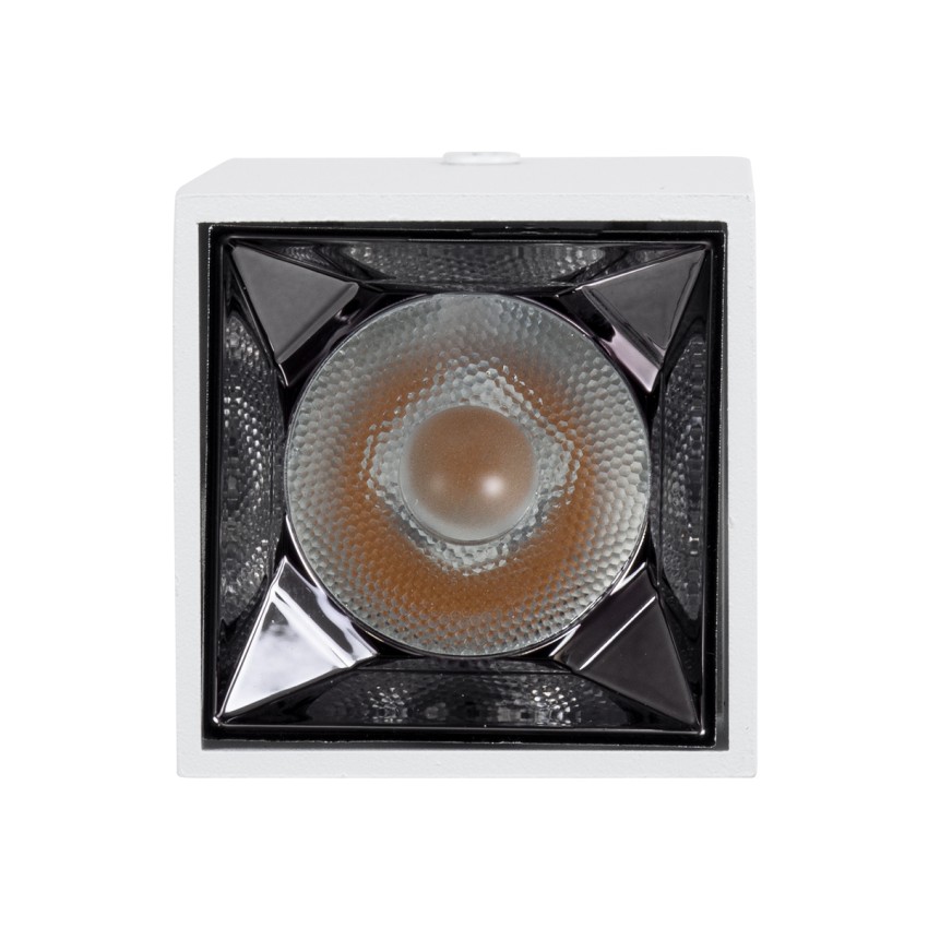 GLOBOSTAR® LUMINAR  Downlight Σποτ LED 3W 405lm 36° AC 220-240V IP20 Θερμό Λευκό 2700K - Osram SMD Chip & TÜV SÜD Driver - Λευκό Ματ - Μ4.2 x Π4.2 x Υ6.6cm