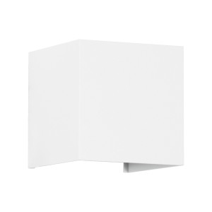 AXIS-S  Φωτιστικό Τοίχου - Απλίκα Αρχιτεκτονικού Φωτισμού Εσωτερικού/Εξωτερικού Χώρου Up & Down LED 10W 1200lm 10 έως 60° AC 220-240V Αδιάβροχο IP65 Μ10 x Π10 x Υ10cm - Φυσικό Λευκό 4500K - Λευκό - Bridgelux Chip