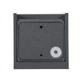 GLOBOSTAR® AXIS-S  Μοντέρνο Φωτιστικό Τοίχου - Απλίκα LED 10W 1200lm 5°/60° AC 220-240V Αδιάβροχο IP65 Φυσικό Λευκό 4500K - Bridgelux COB Chip & TÜV SÜD Driver - Γκρι Ανθρακί Ματ - Μ10 x Π10 x Υ10cm