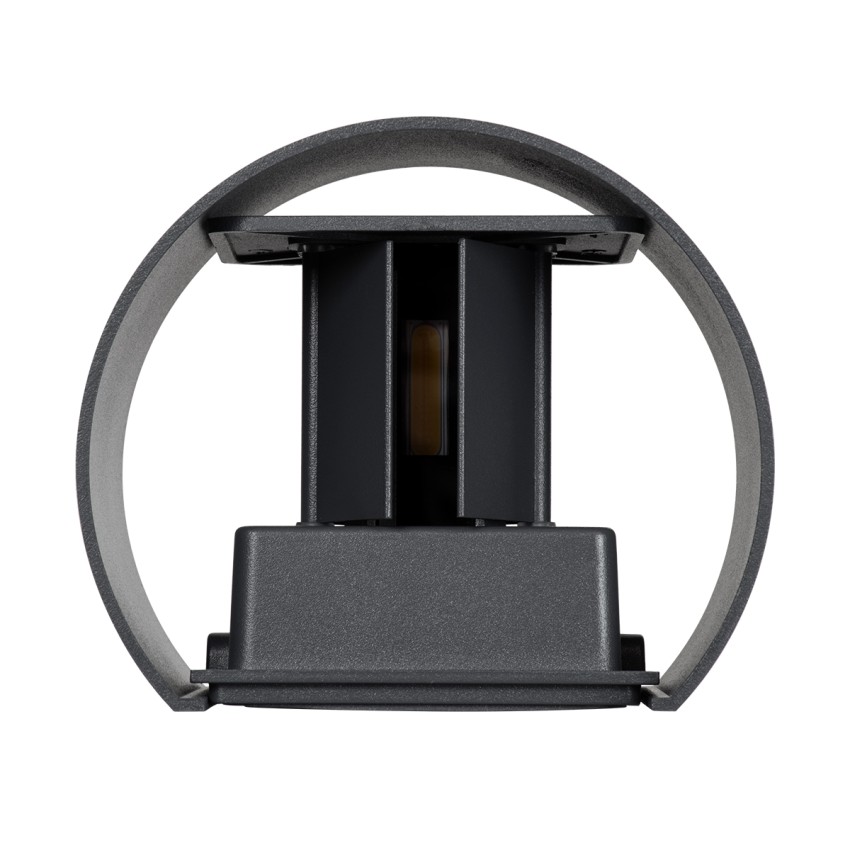 AXIS-R  Φωτιστικό Τοίχου - Απλίκα Αρχιτεκτονικού Φωτισμού Εσωτερικού/Εξωτερικού Χώρου Up & Down LED 10W 1150lm 10 έως 60° AC 220-240V Αδιάβροχο IP65 Μ10 x Π10 x Υ10cm - Θερμό Λευκό 2700K - Γκρι Ανθρακί- Bridgelux Chip