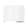 AXIS-R  Φωτιστικό Τοίχου - Απλίκα Αρχιτεκτονικού Φωτισμού Εσωτερικού/Εξωτερικού Χώρου Up & Down LED 10W 1200lm 10 έως 60° AC 220-240V Αδιάβροχο IP65 Μ10 x Π10 x Υ10cm - Φυσικό Λευκό 4500K - Λευκό - Bridgelux Chip
