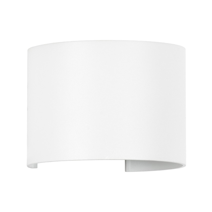 AXIS-R  Φωτιστικό Τοίχου - Απλίκα Αρχιτεκτονικού Φωτισμού Εσωτερικού/Εξωτερικού Χώρου Up & Down LED 10W 1200lm 10 έως 60° AC 220-240V Αδιάβροχο IP65 Μ10 x Π10 x Υ10cm - Φυσικό Λευκό 4500K - Λευκό - Bridgelux Chip