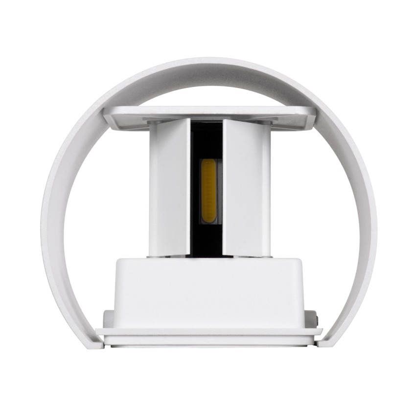 AXIS-R  Φωτιστικό Τοίχου - Απλίκα Αρχιτεκτονικού Φωτισμού Εσωτερικού/Εξωτερικού Χώρου Up & Down LED 10W 1200lm 10 έως 60° AC 220-240V Αδιάβροχο IP65 Μ10 x Π10 x Υ10cm - Φυσικό Λευκό 4500K - Λευκό - Bridgelux Chip