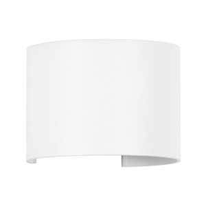 AXIS-R  Φωτιστικό Τοίχου - Απλίκα Αρχιτεκτονικού Φωτισμού Εσωτερικού/Εξωτερικού Χώρου Up & Down LED 10W 1250lm 10 έως 60° AC 220-240V Αδιάβροχο IP65 Μ10 x Π10 x Υ10cm - Ψυχρό Λευκό 6000K - Λευκό - Bridgelux Chip