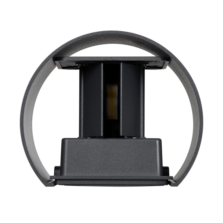 AXIS-R  Φωτιστικό Τοίχου - Απλίκα Αρχιτεκτονικού Φωτισμού Εσωτερικού/Εξωτερικού Χώρου Up & Down LED 10W 1250lm 10 έως 60° AC 220-240V Αδιάβροχο IP65 Μ10 x Π10 x Υ10cm - Ψυχρό Λευκό 6000K - Γκρι Ανθρακί- Bridgelux Chip